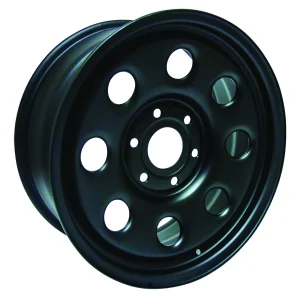 RTX Wheels – Steel Wheel – Black – 18″x8″ 25mm – All weather Wheels – X48650